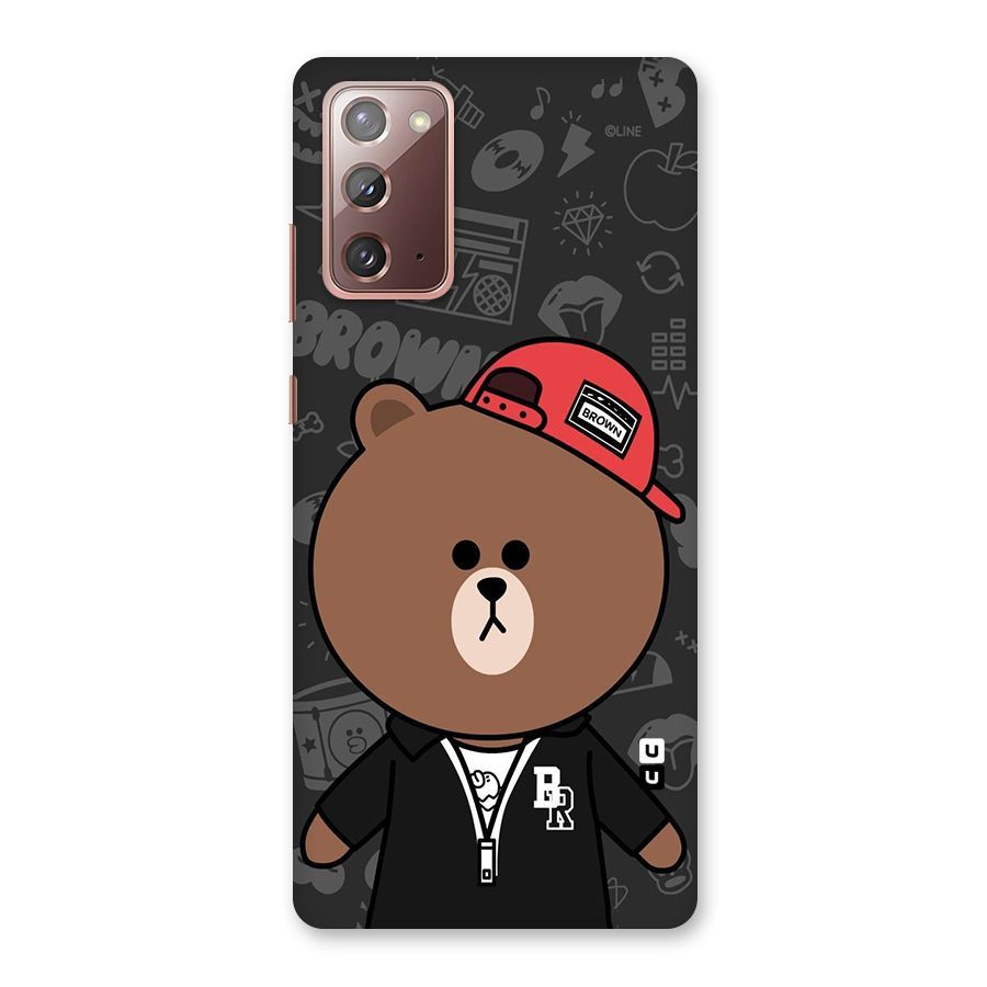 Panda Brown Back Case for Galaxy Note 20