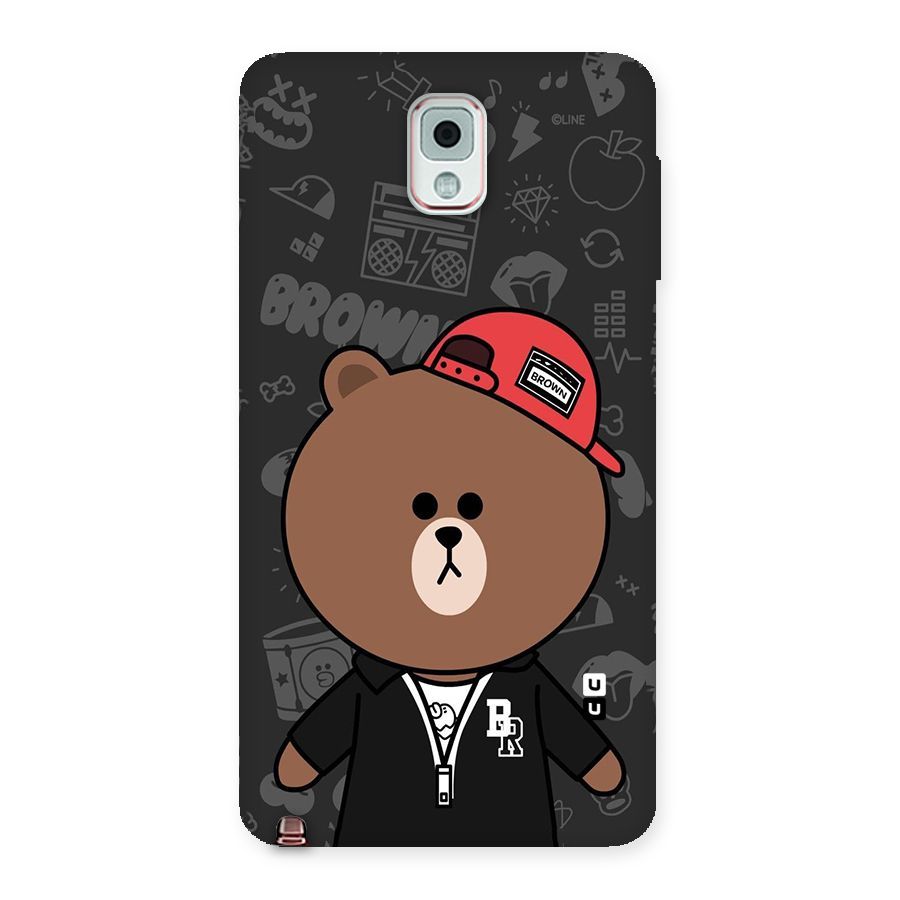 Panda Brown Back Case for Galaxy Note 3