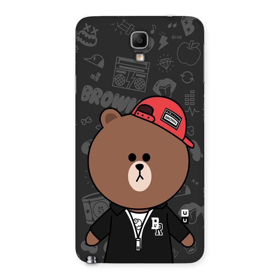 Panda Brown Back Case for Galaxy Note 3 Neo