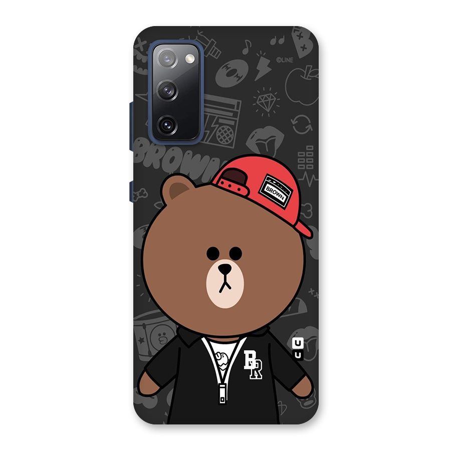 Panda Brown Back Case for Galaxy S20 FE