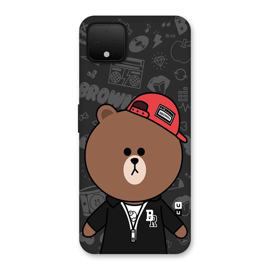 Panda Brown Back Case for Google Pixel 4 XL