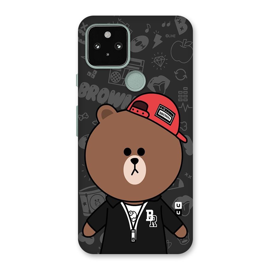Panda Brown Back Case for Google Pixel 5