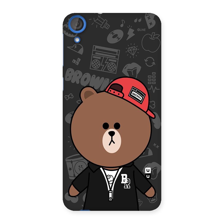 Panda Brown Back Case for HTC Desire 820