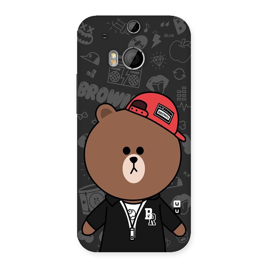 Panda Brown Back Case for HTC One M8
