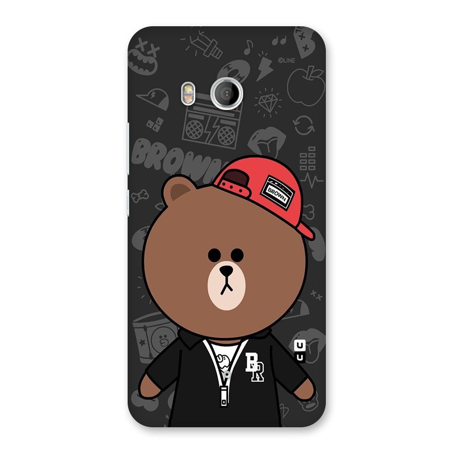 Panda Brown Back Case for HTC U11