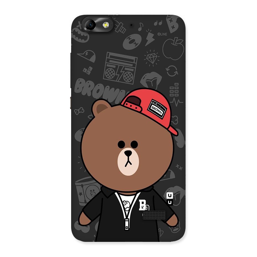 Panda Brown Back Case for Honor 4C