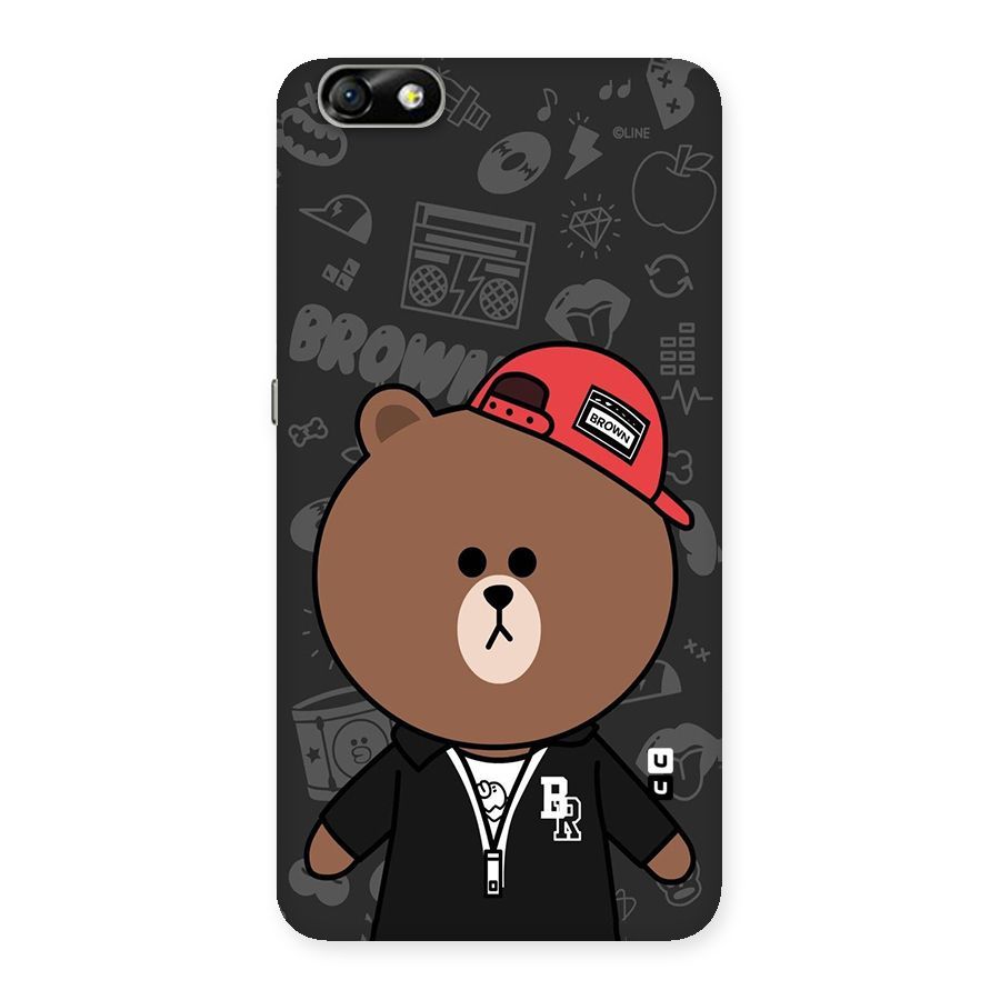 Panda Brown Back Case for Honor 4X