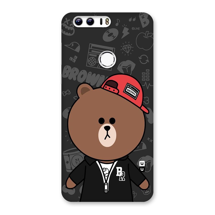 Panda Brown Back Case for Honor 8