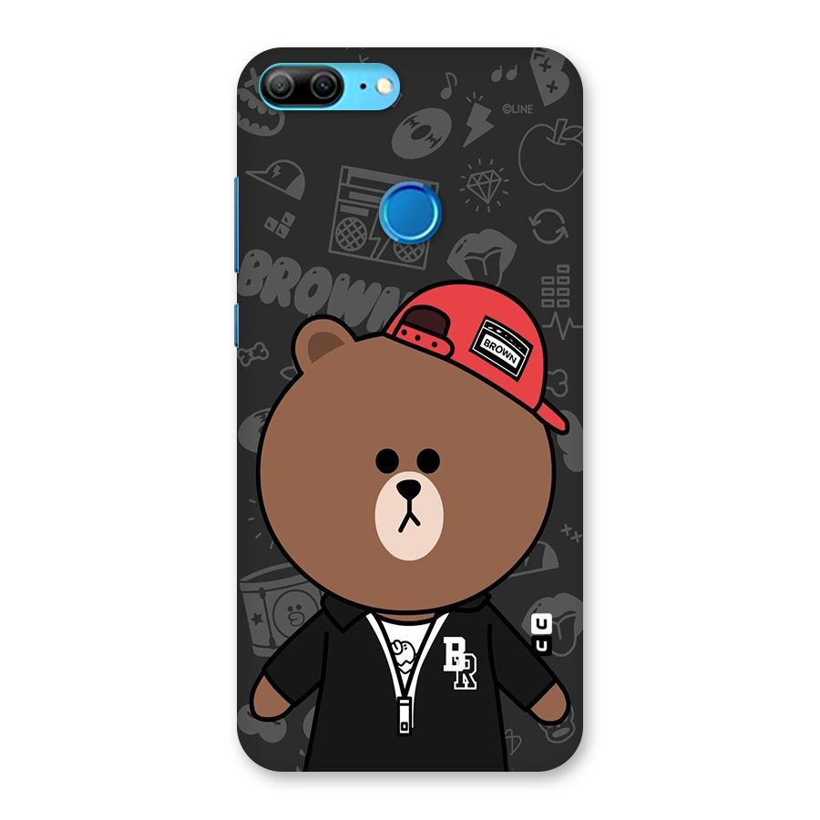 Panda Brown Back Case for Honor 9 Lite