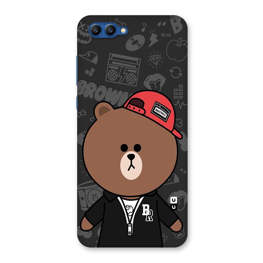 Panda Brown Back Case for Honor View 10