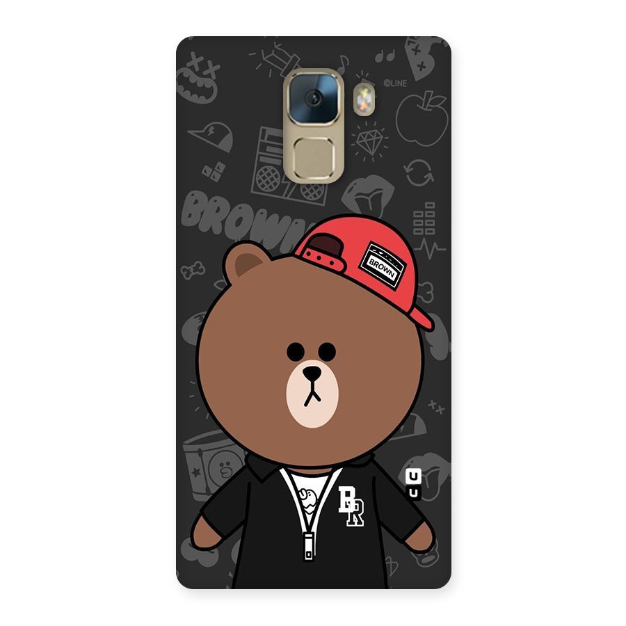 Panda Brown Back Case for Huawei Honor 7