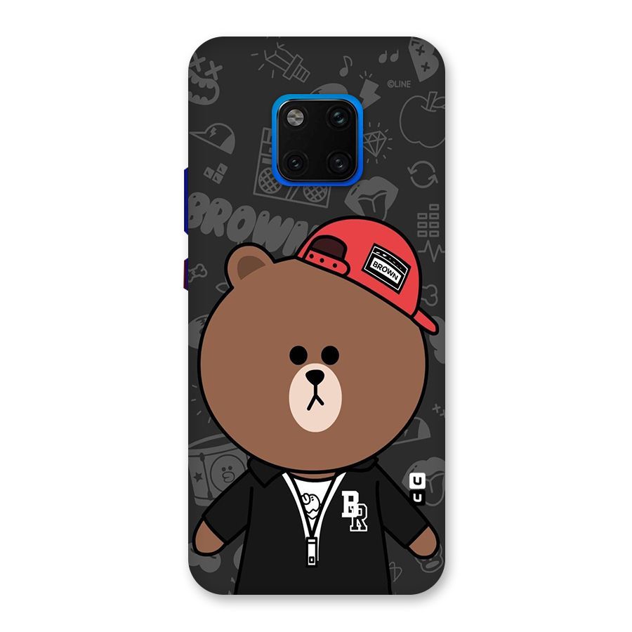 Panda Brown Back Case for Huawei Mate 20 Pro