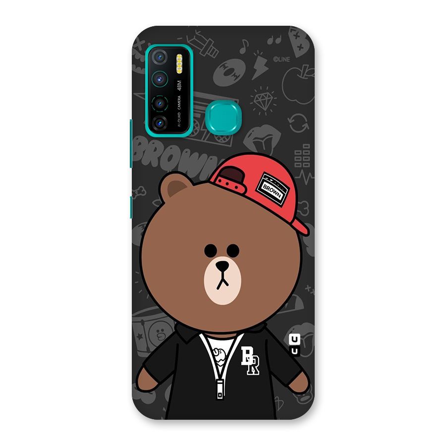 Panda Brown Back Case for Infinix Hot 9 Pro
