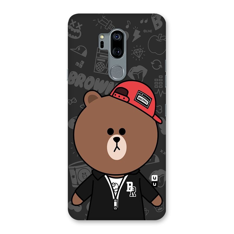 Panda Brown Back Case for LG G7