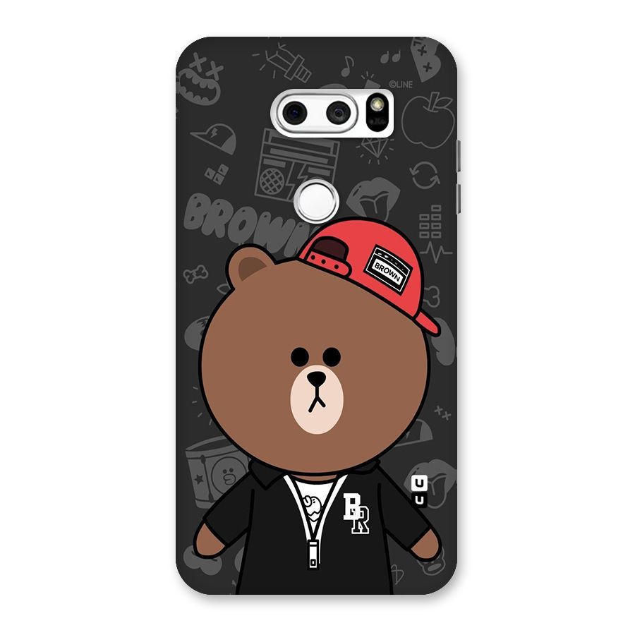 Panda Brown Back Case for LG V30