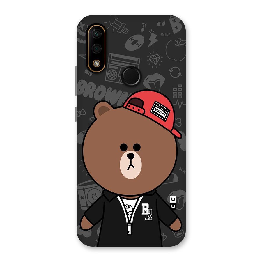Panda Brown Back Case for Lenovo A6 Note