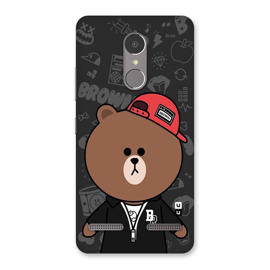 Panda Brown Back Case for Lenovo K6