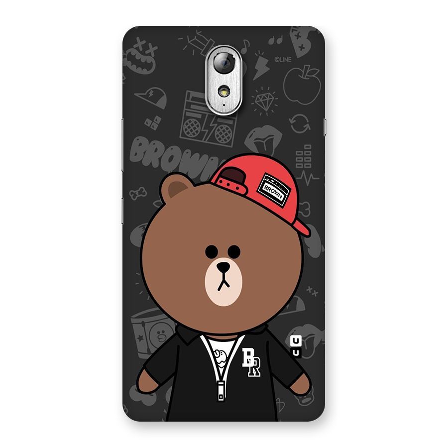 Panda Brown Back Case for Lenovo Vibe P1M