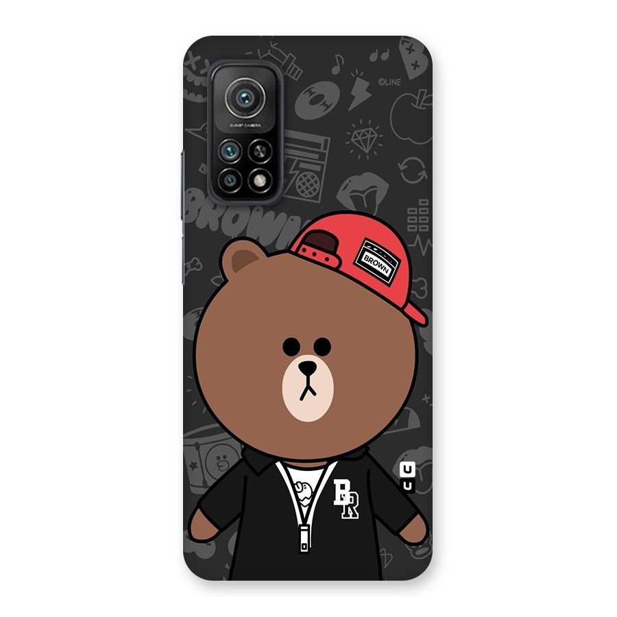 Panda Brown Back Case for Mi 10T 5G