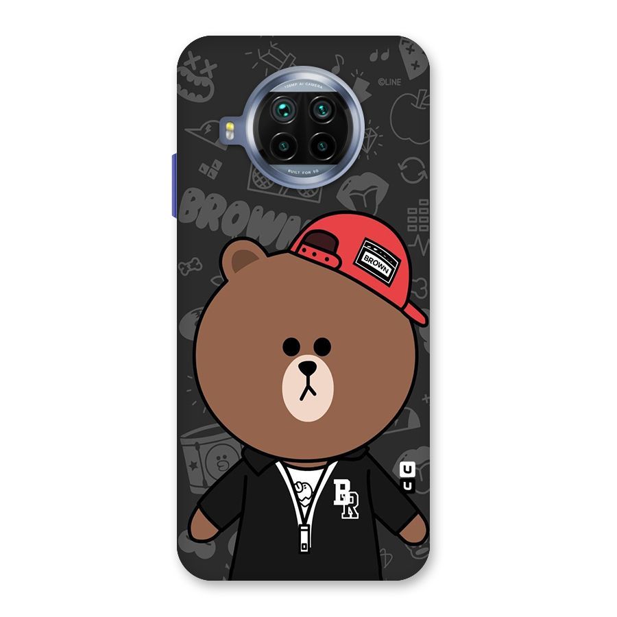Panda Brown Back Case for Mi 10i