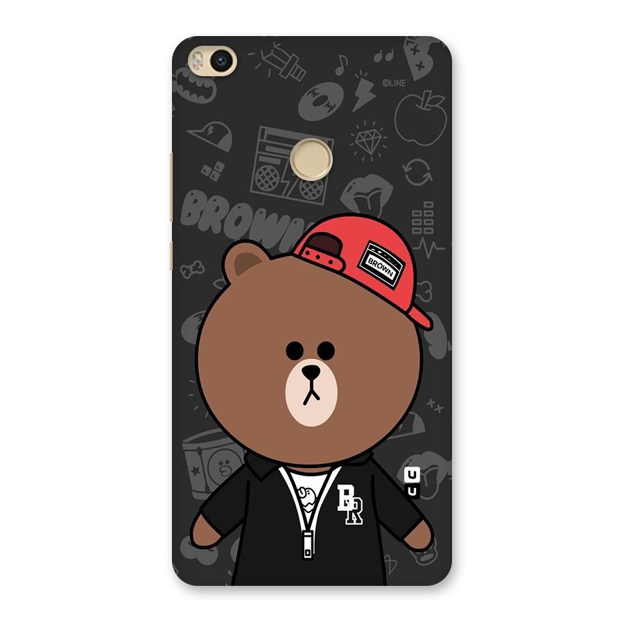 Panda Brown Back Case for Mi Max 2