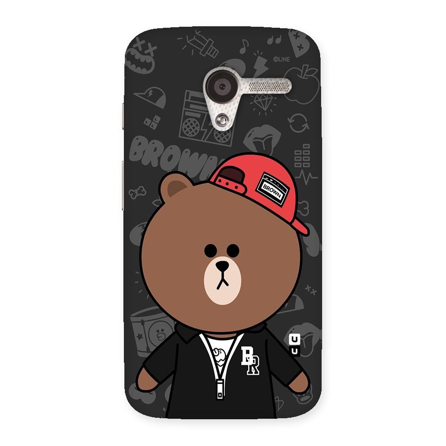 Panda Brown Back Case for Moto X