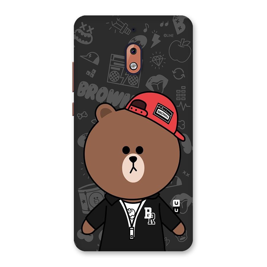 Panda Brown Back Case for Nokia 2.1