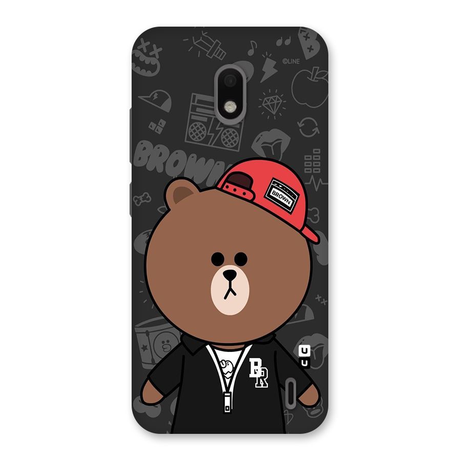 Panda Brown Back Case for Nokia 2.2