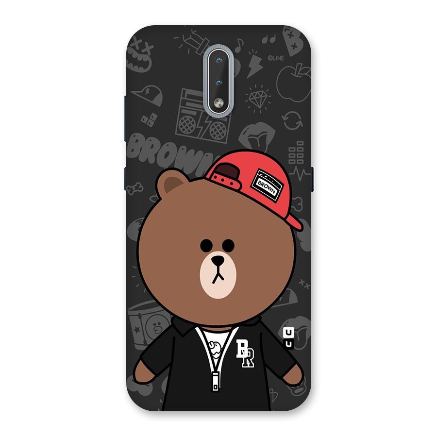 Panda Brown Back Case for Nokia 2.3