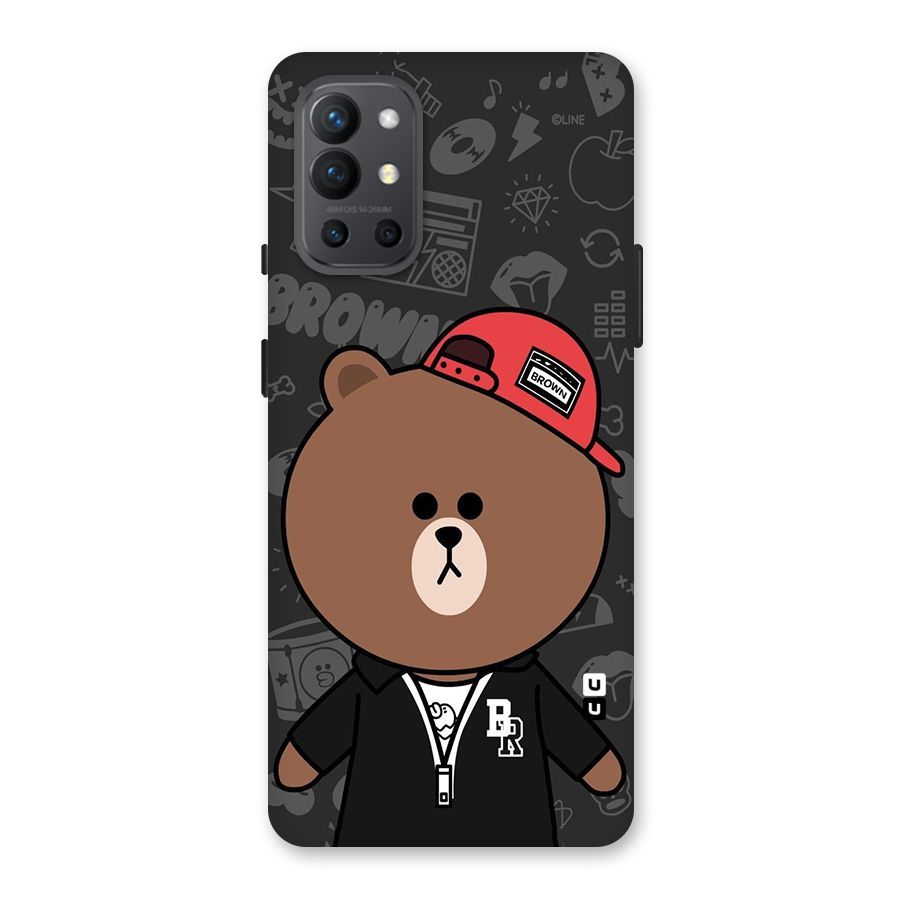 Panda Brown Back Case for OnePlus 9R