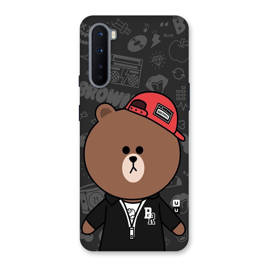 Panda Brown Back Case for OnePlus Nord