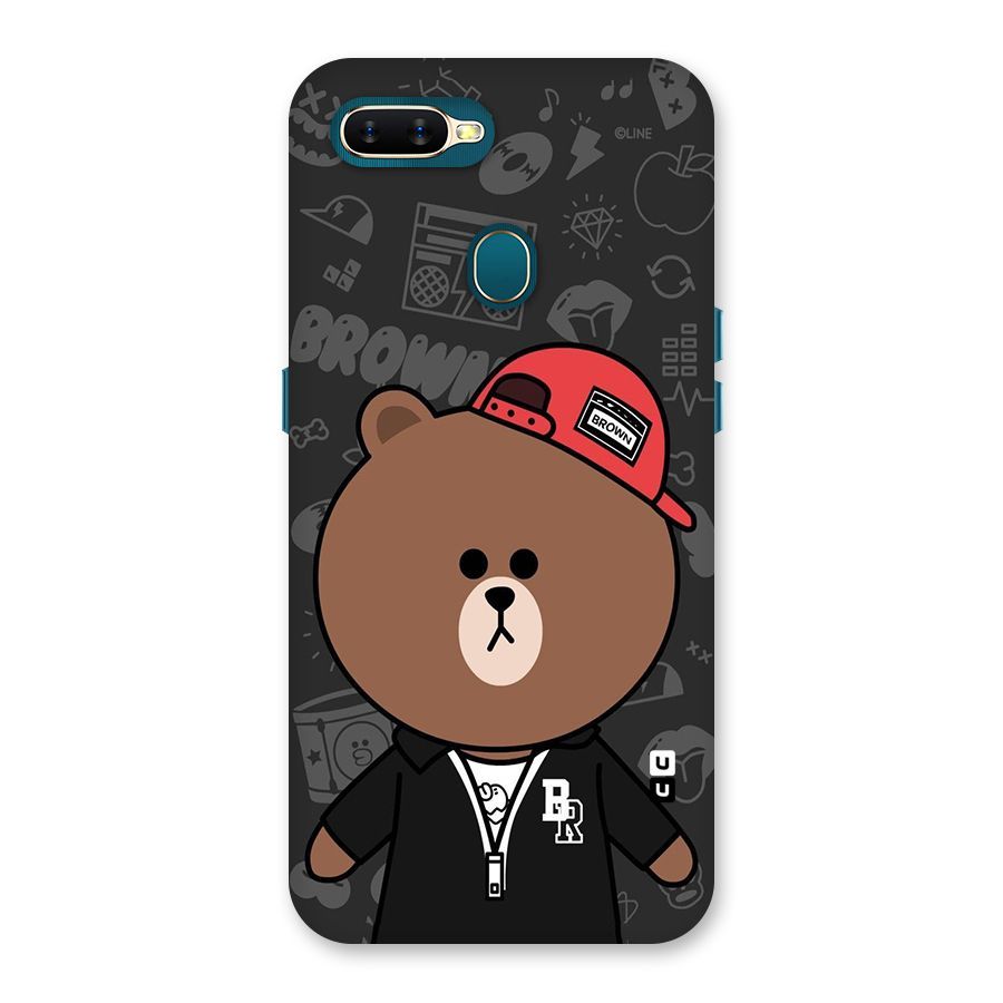 Panda Brown Back Case for Oppo A11k