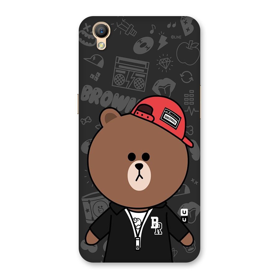 Panda Brown Back Case for Oppo A37