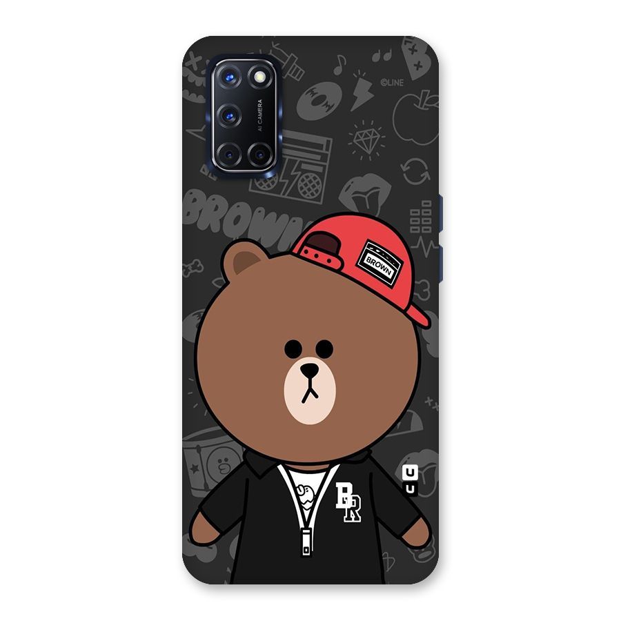 Panda Brown Back Case for Oppo A52