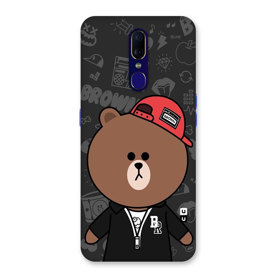 Panda Brown Back Case for Oppo F11