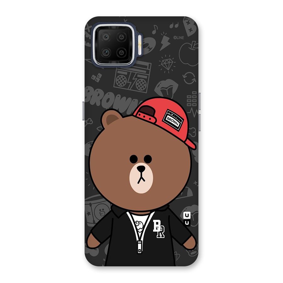 Panda Brown Back Case for Oppo F17