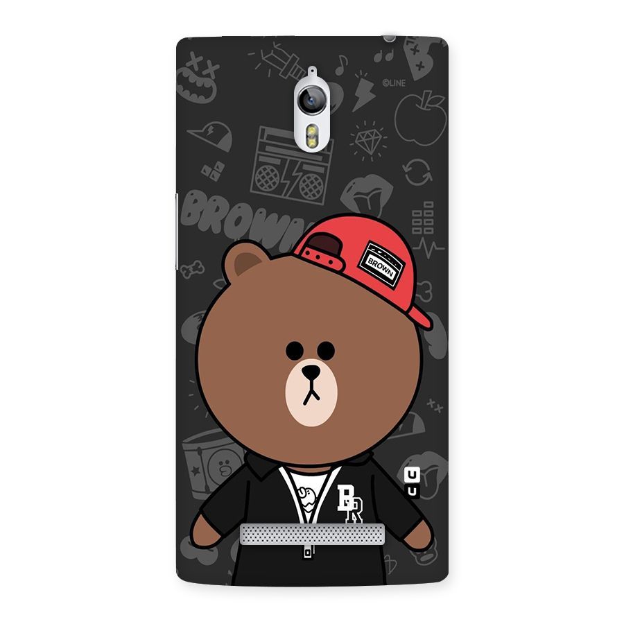 Panda Brown Back Case for Oppo Find 7