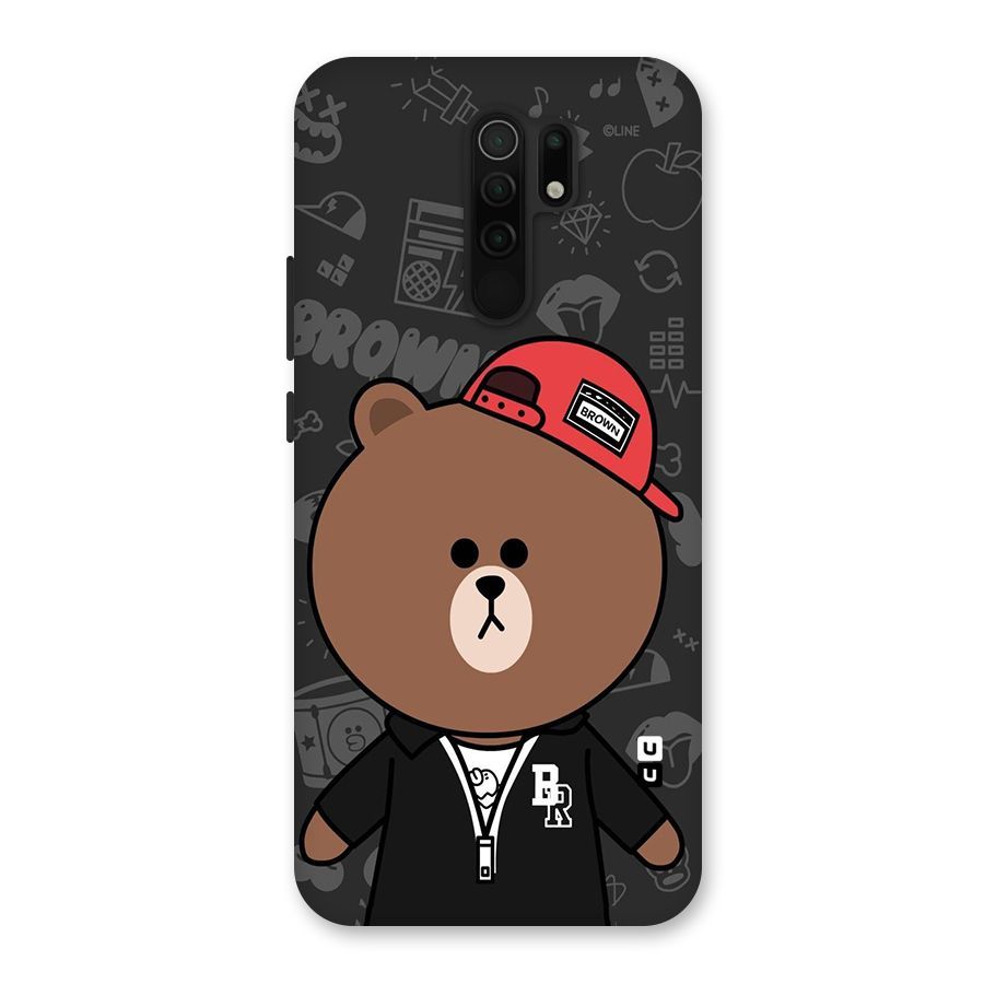 Panda Brown Back Case for Poco M2
