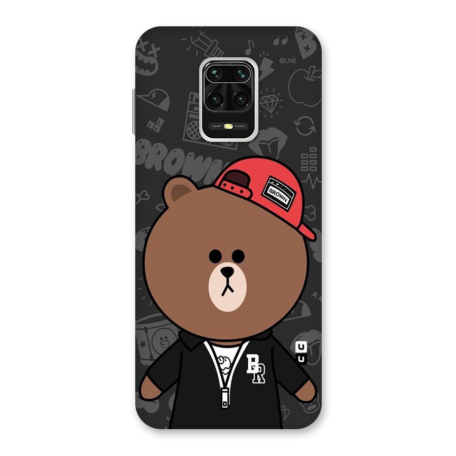 Panda Brown Back Case for Poco M2 Pro