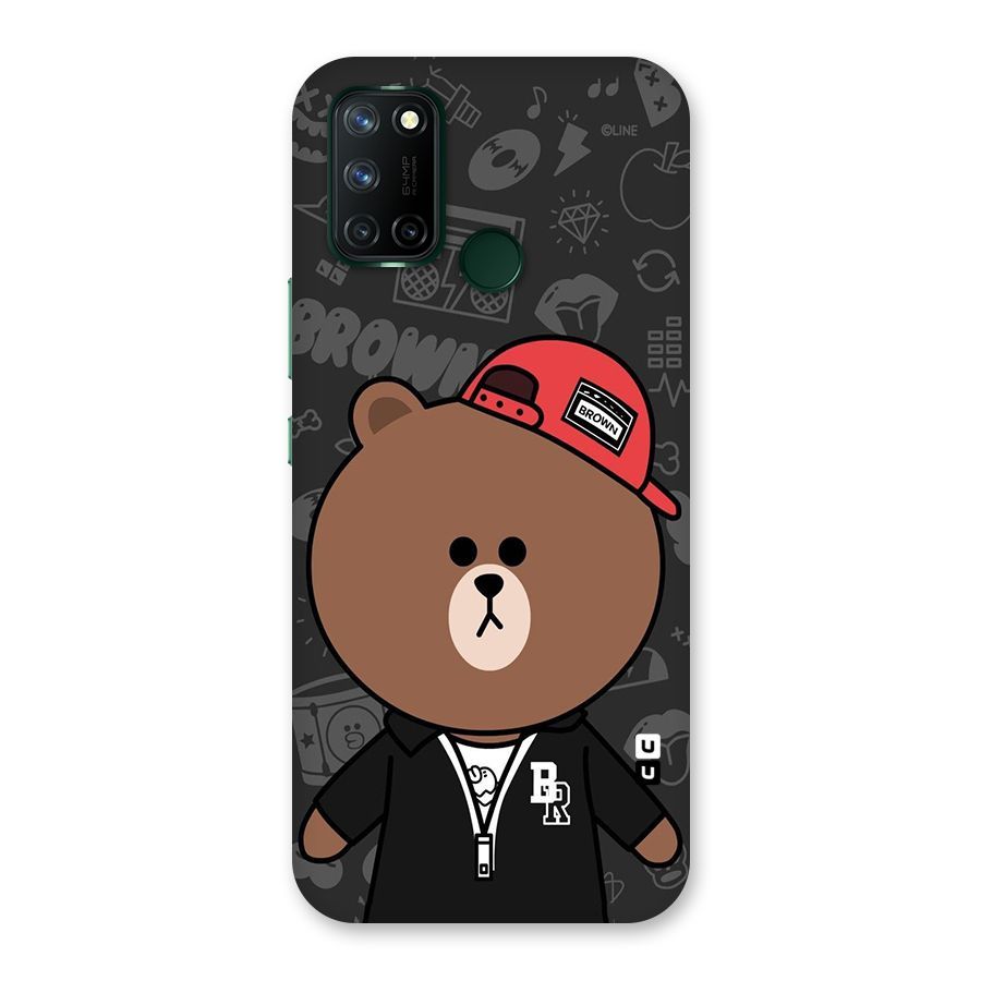 Panda Brown Back Case for Realme 7i