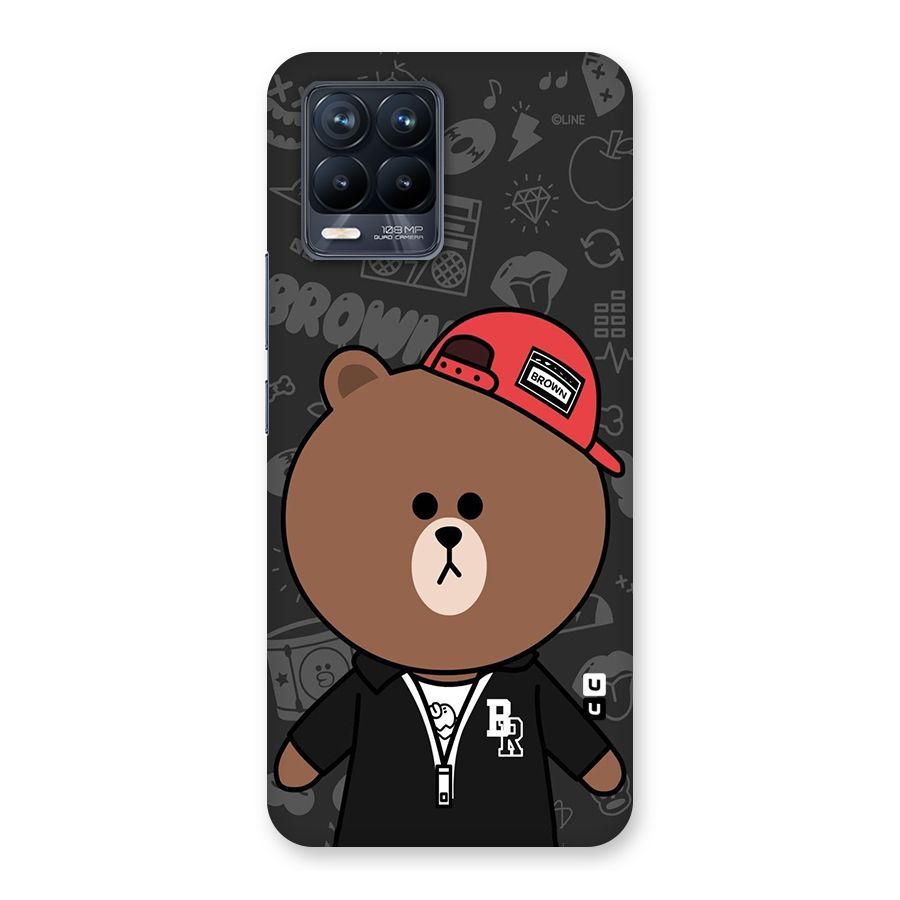 Panda Brown Back Case for Realme 8 Pro