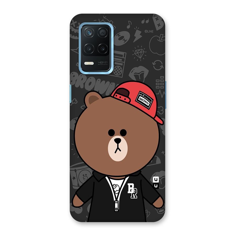 Panda Brown Back Case for Realme 8s 5G