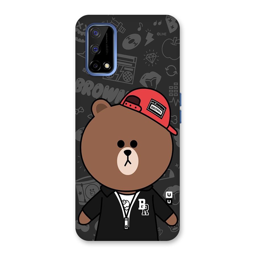 Panda Brown Back Case for Realme Narzo 30 Pro