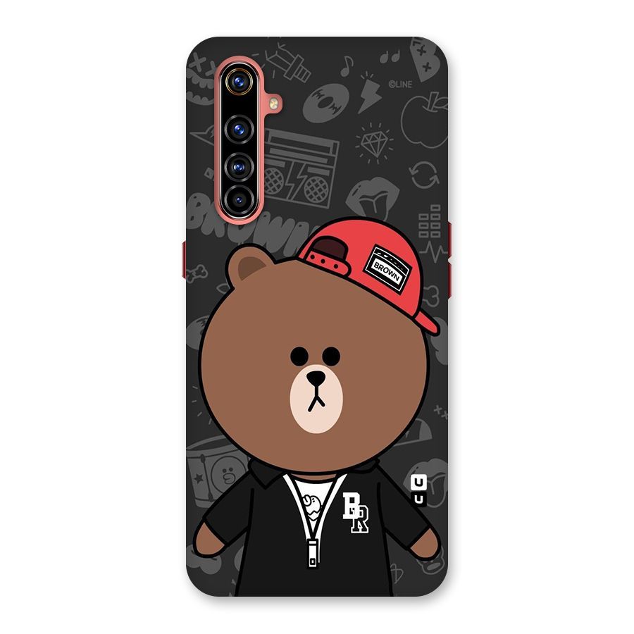 Panda Brown Back Case for Realme X50 Pro