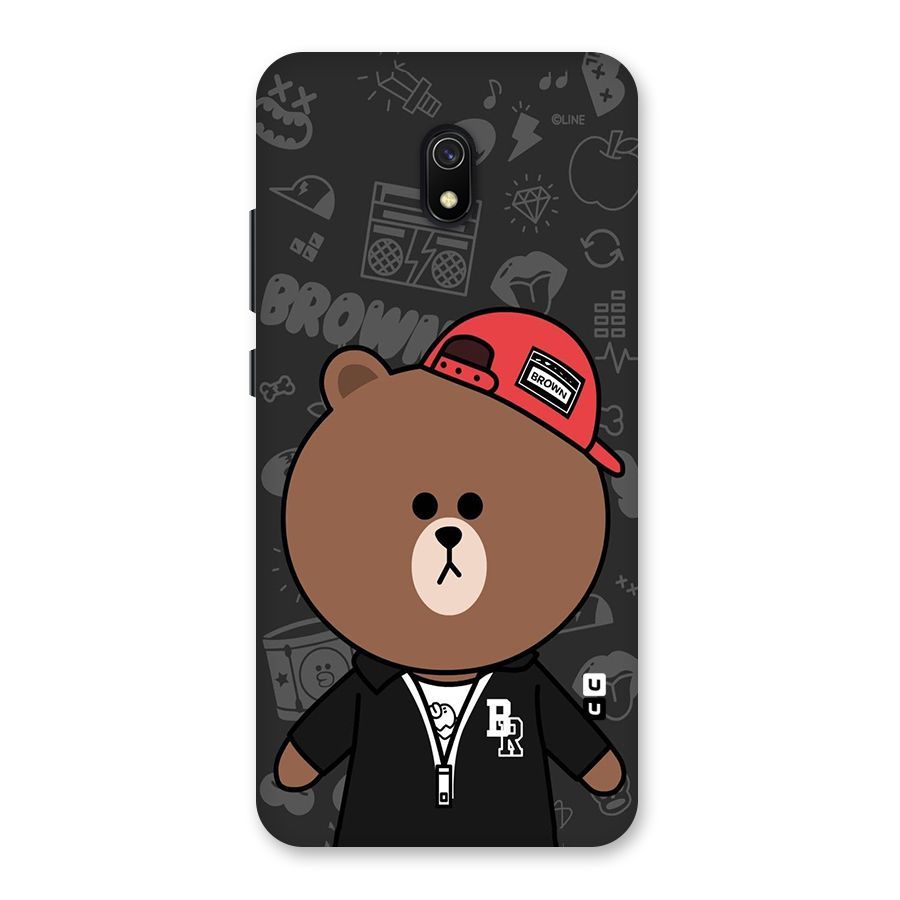 Panda Brown Back Case for Redmi 8A
