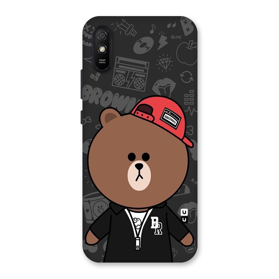 Panda Brown Back Case for Redmi 9A