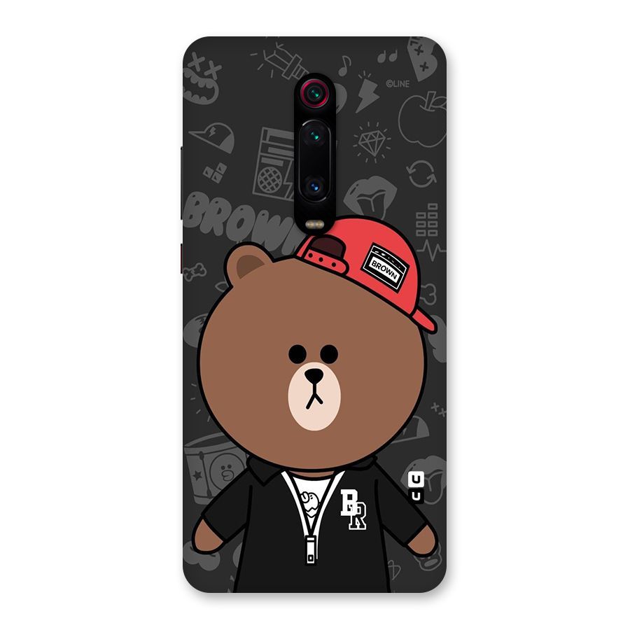 Panda Brown Back Case for Redmi K20 Pro