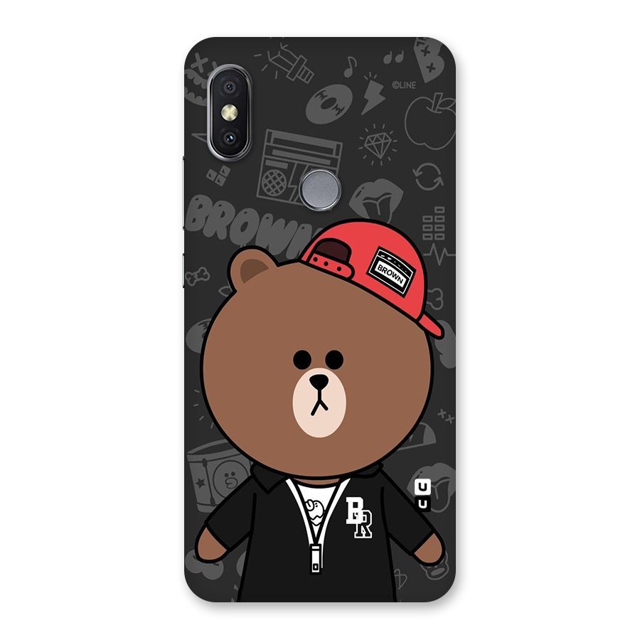 Panda Brown Back Case for Redmi Y2