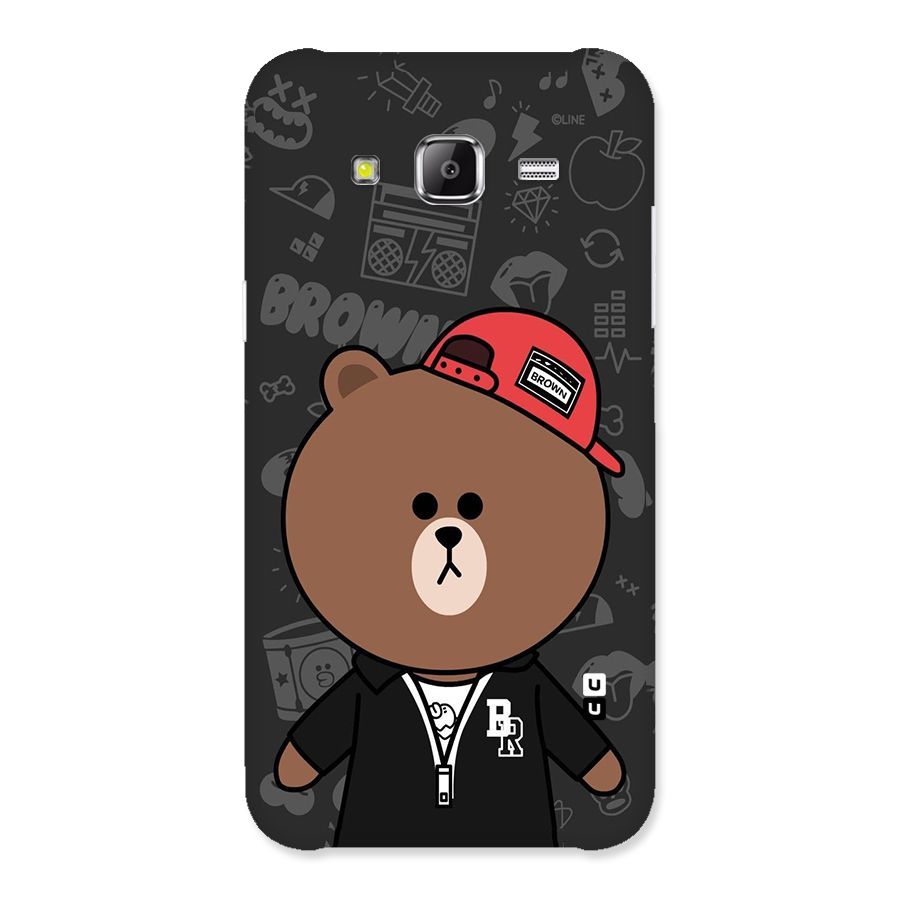 Panda Brown Back Case for Samsung Galaxy J5