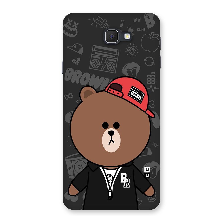 Panda Brown Back Case for Samsung Galaxy J7 Prime